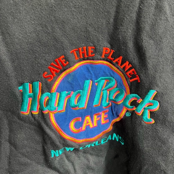 Vintage Hard Rock Save The Planet Sweatshirt - Picture 3 of 5